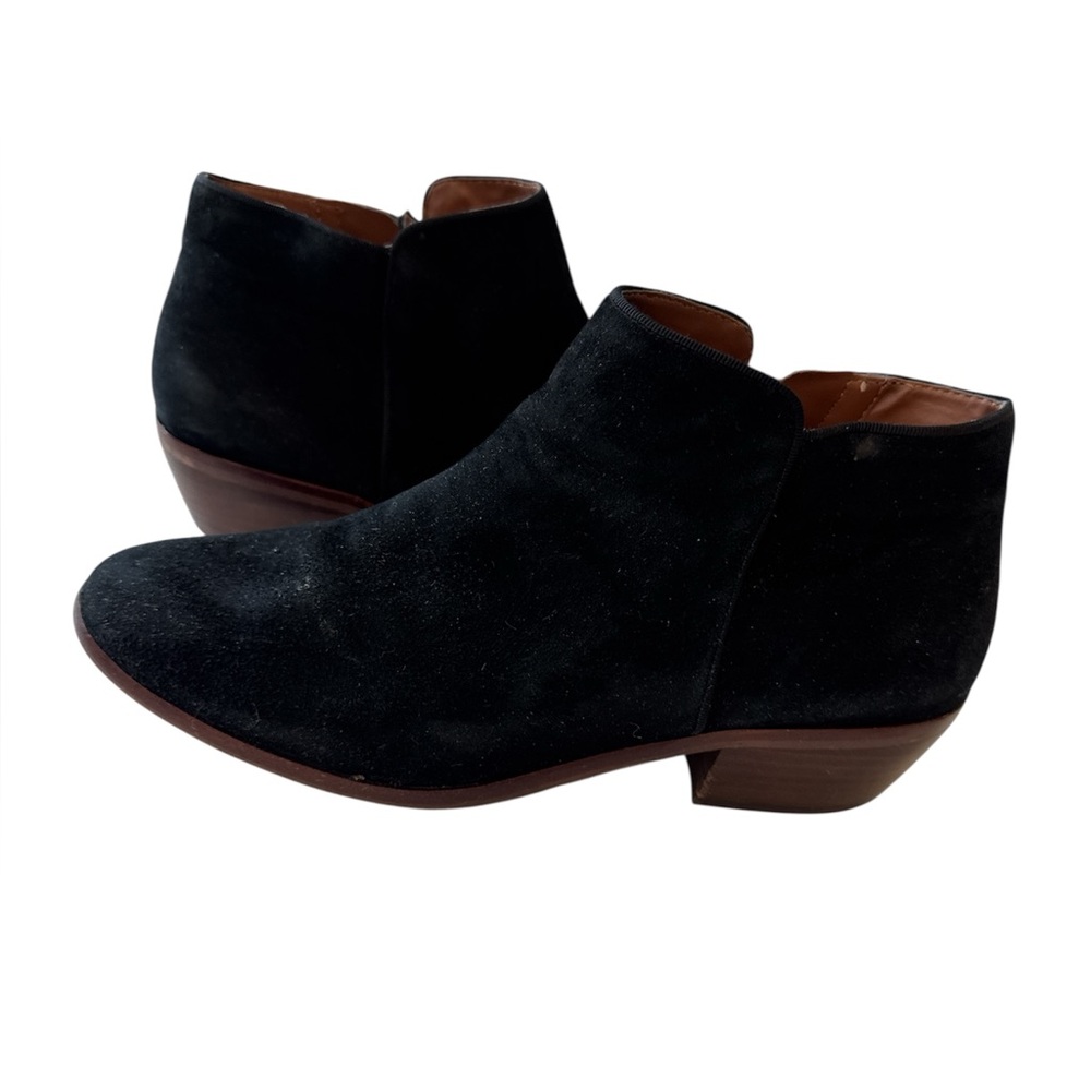 Sam Edelman Women’s Petty Black Suede Ankle Booties, Size 7 M